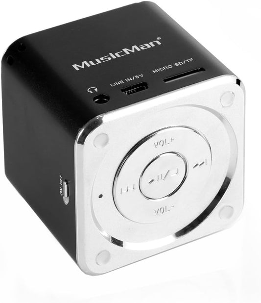 Technaxx JH-MD05 Mini Musicman Soundstation Haut parleur portable pour Lecteur mp3/iPod/iPhone Noir TXX3527